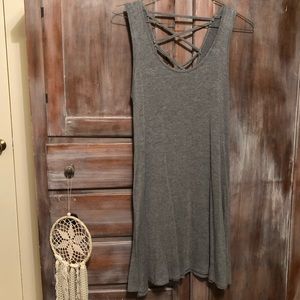 cute gray dress